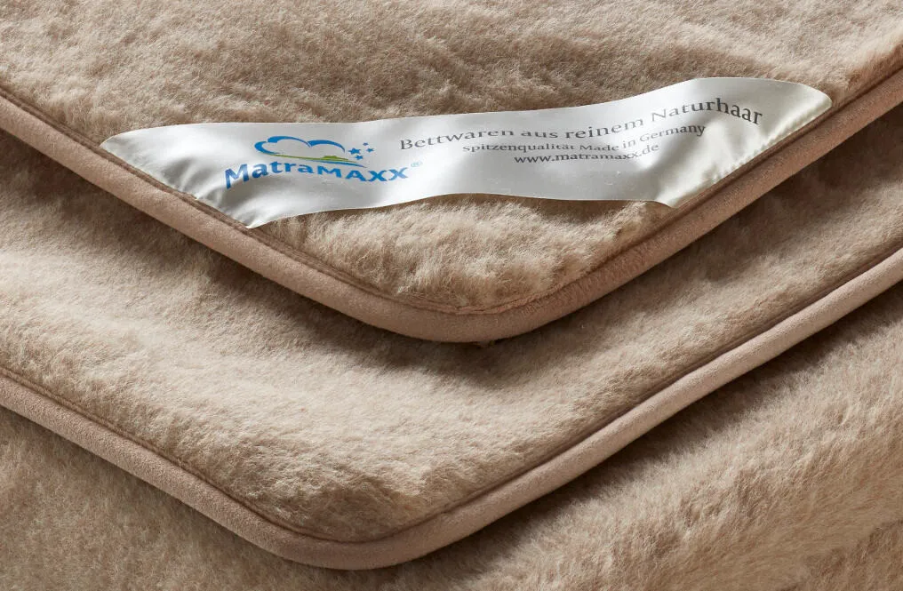 Schicht von MatraMaxx Bettwaren aus Naturhaar
